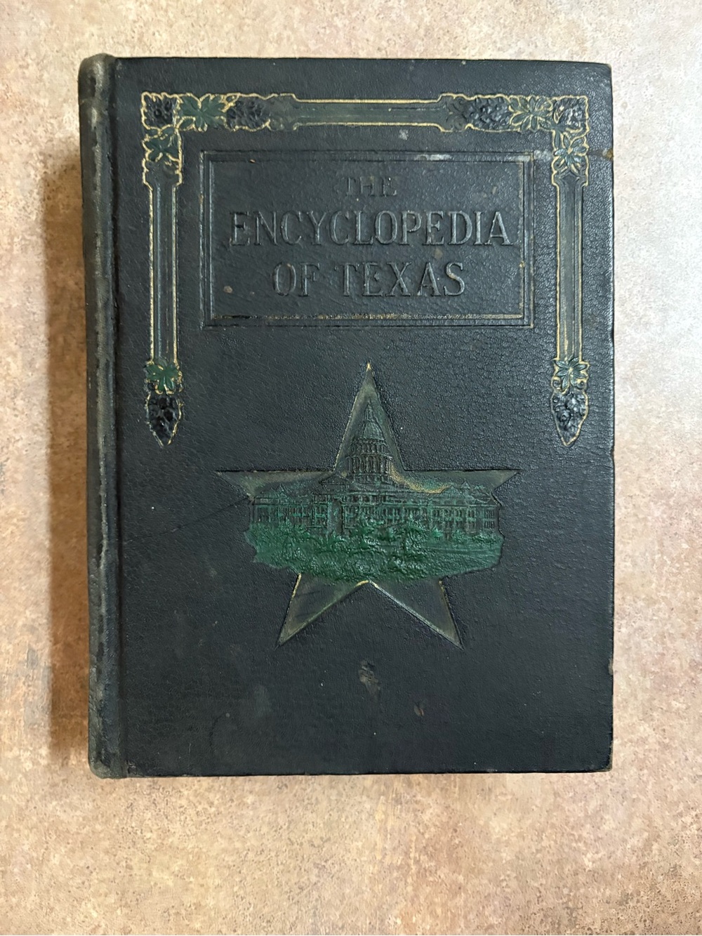 The Encyclopedia of Texas, volume 1, first edition, 1922 Antique History RARE